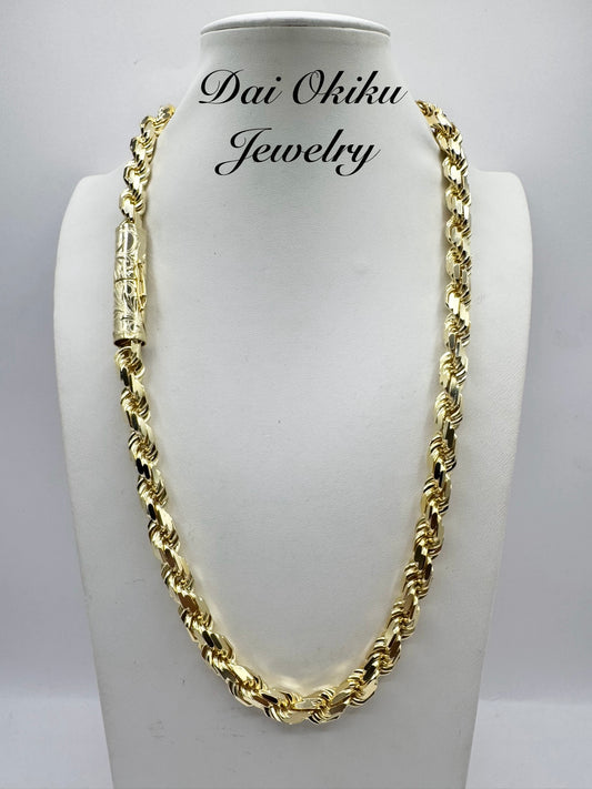 Custom 12mm 24” Diamond Cut Rope with Custom Barrel Lock