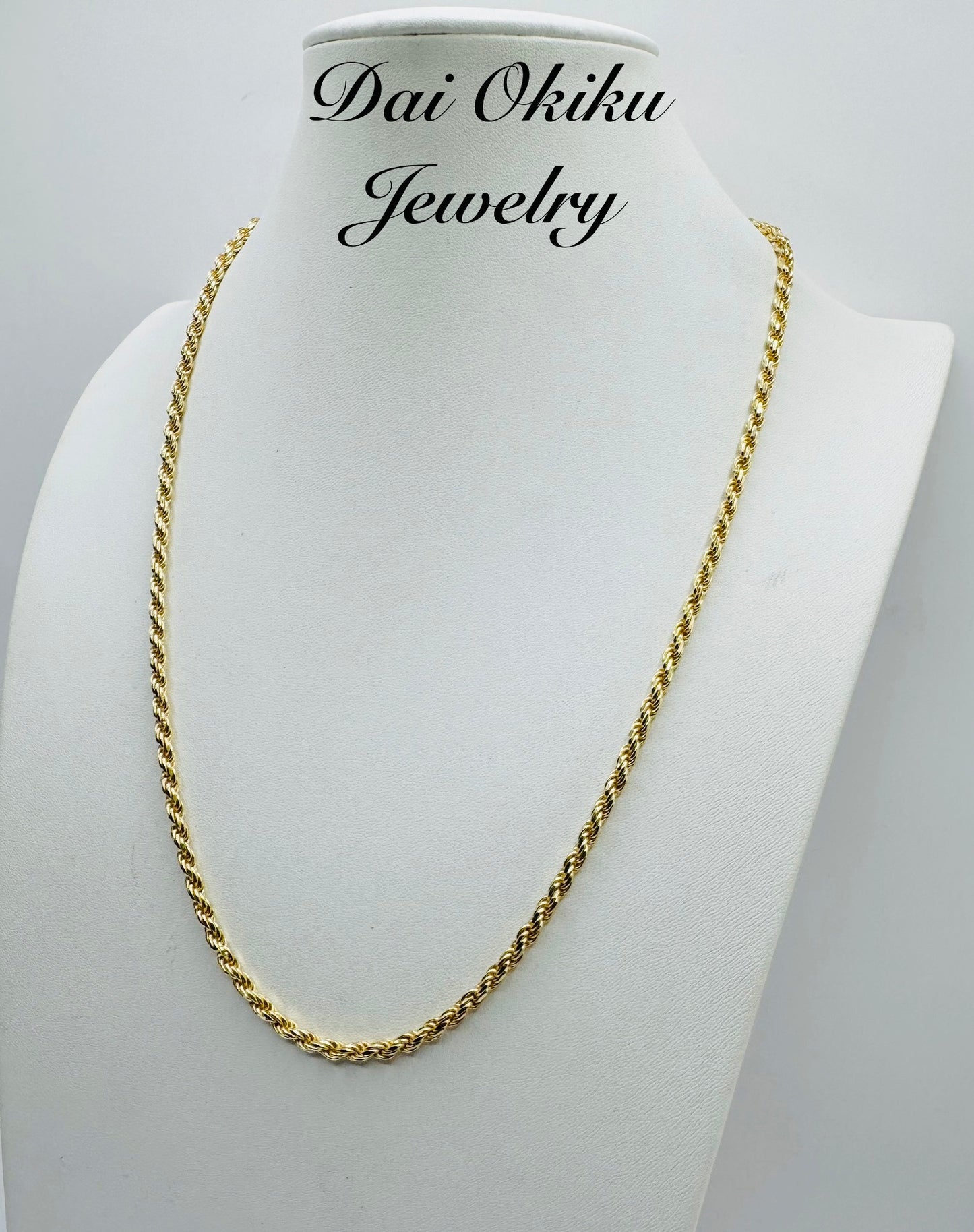 4mm 24" Diamond Cut Rope