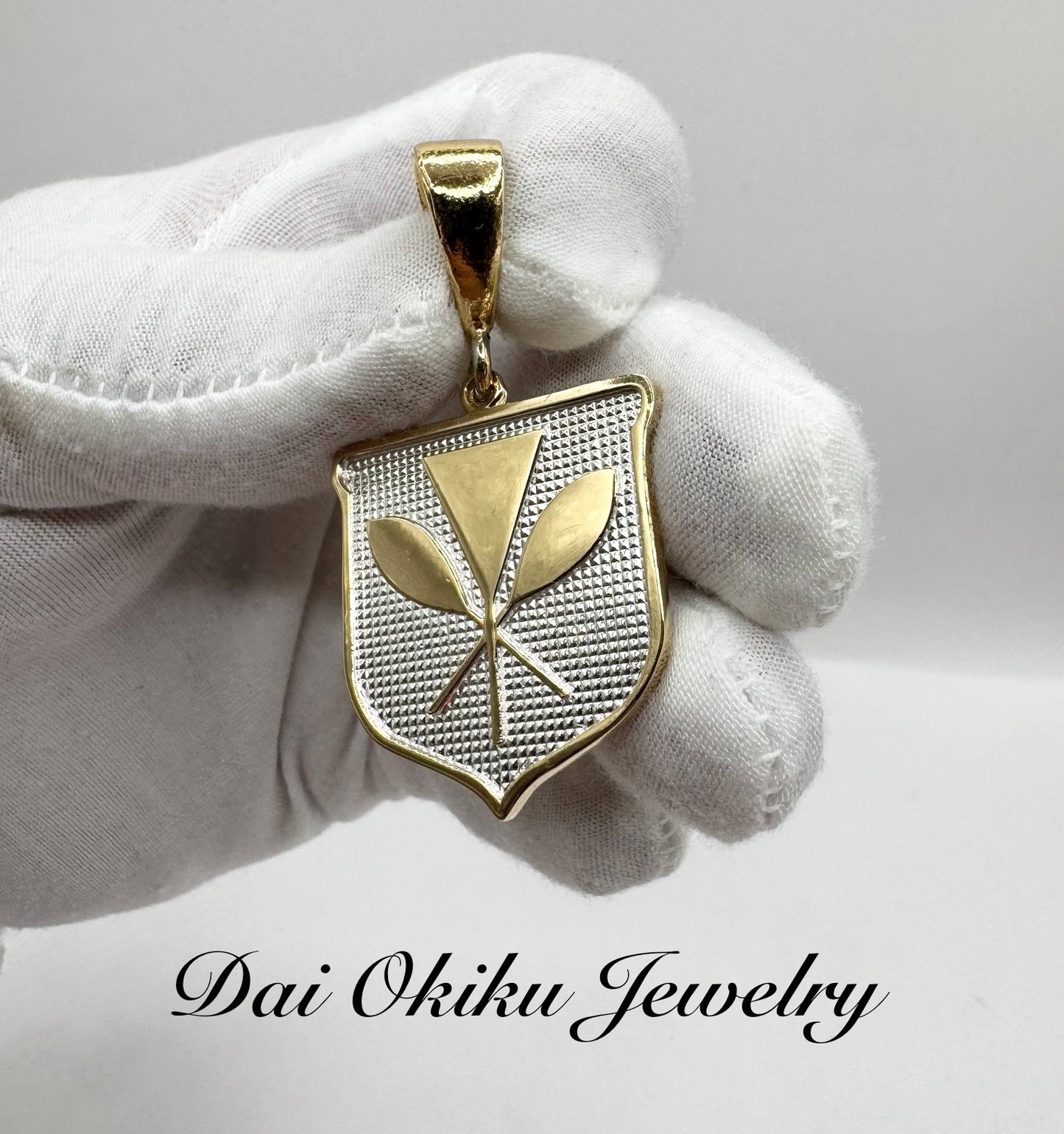 Gold & Silver Kanaka Maoli Pendant