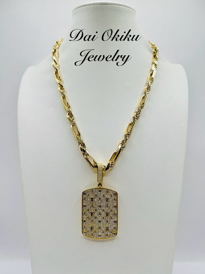 LV Diamond Pendant