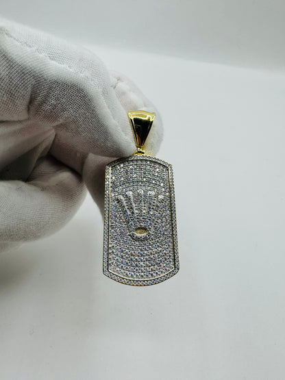 Crown Diamond Pendant