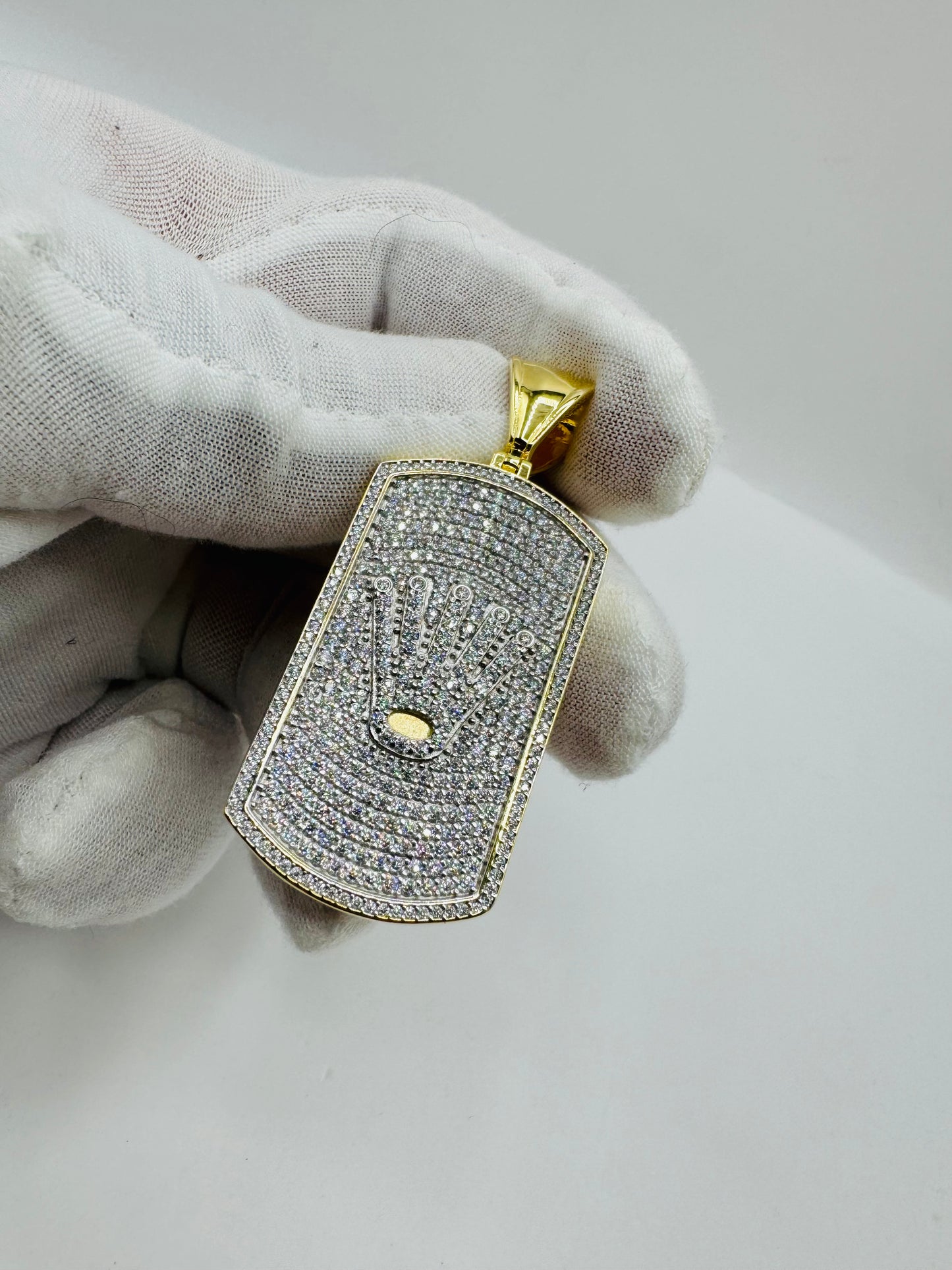 Crown Diamond Pendant