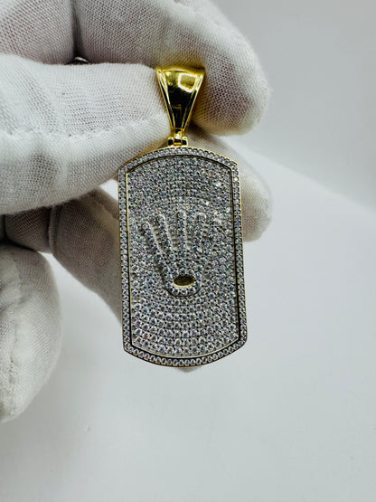 Crown Diamond Pendant