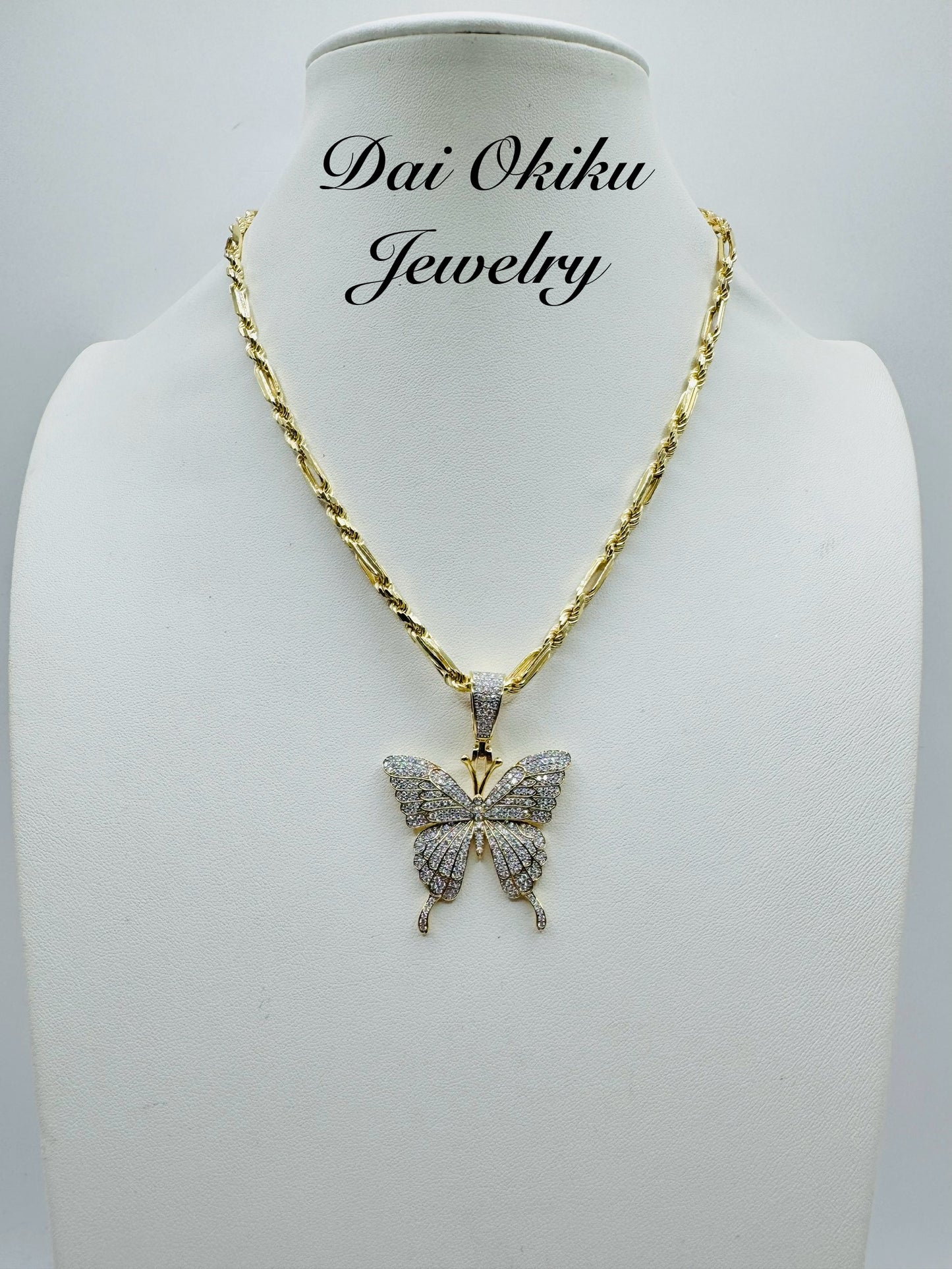 Butterfly Diamond Pendant