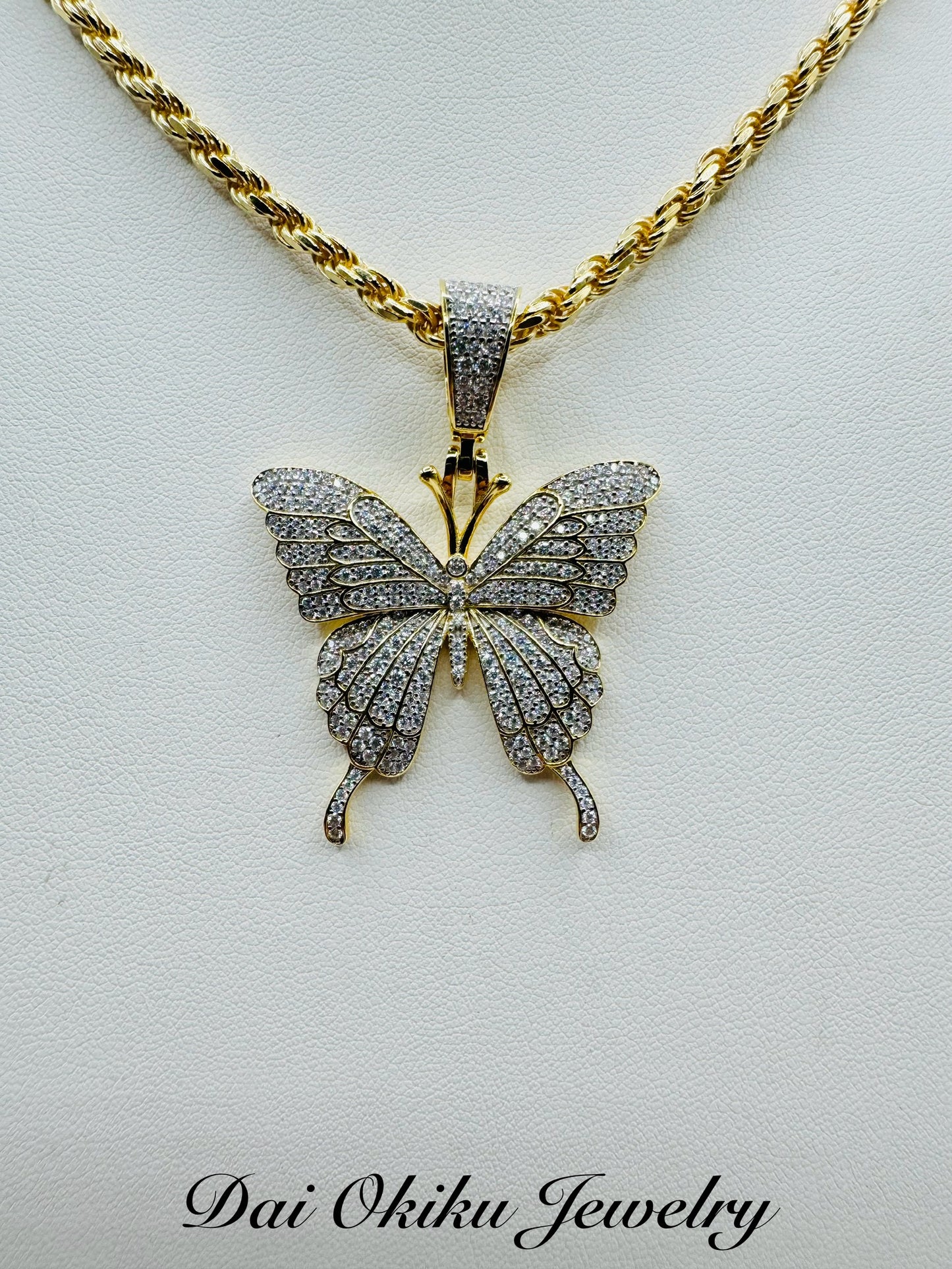 Butterfly Diamond Pendant