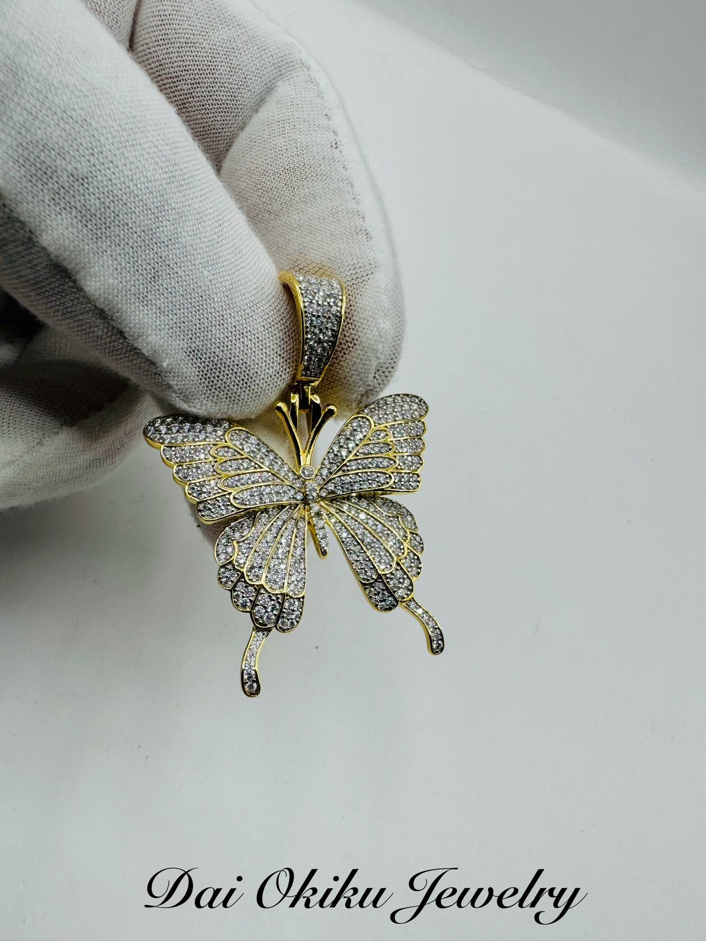 Butterfly Diamond Pendant