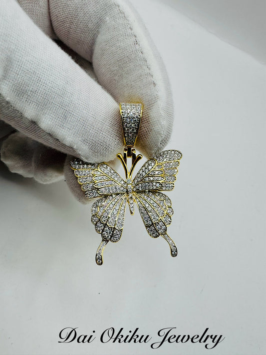 Butterfly Diamond Pendant