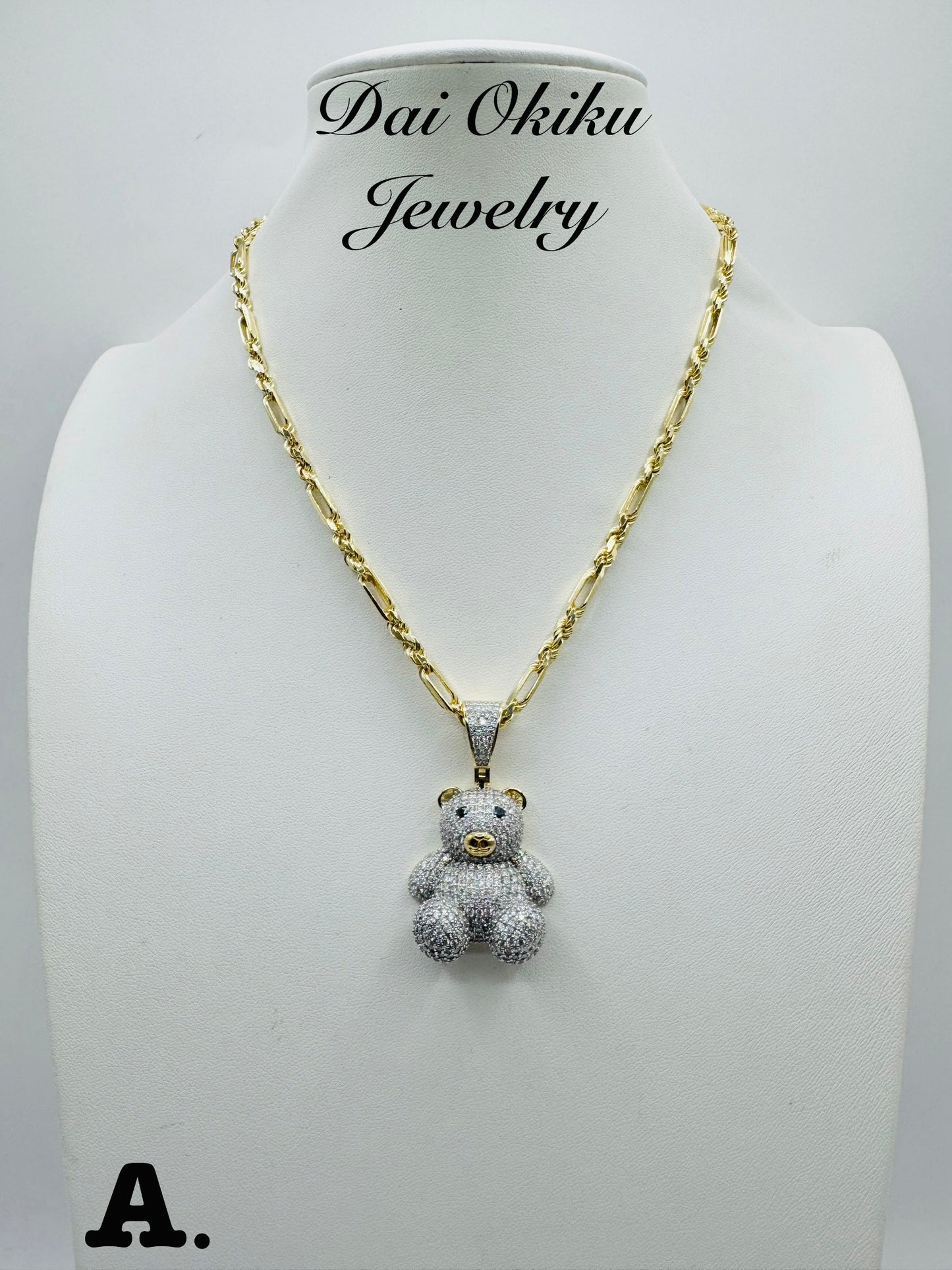 Teddy Diamond Pendant