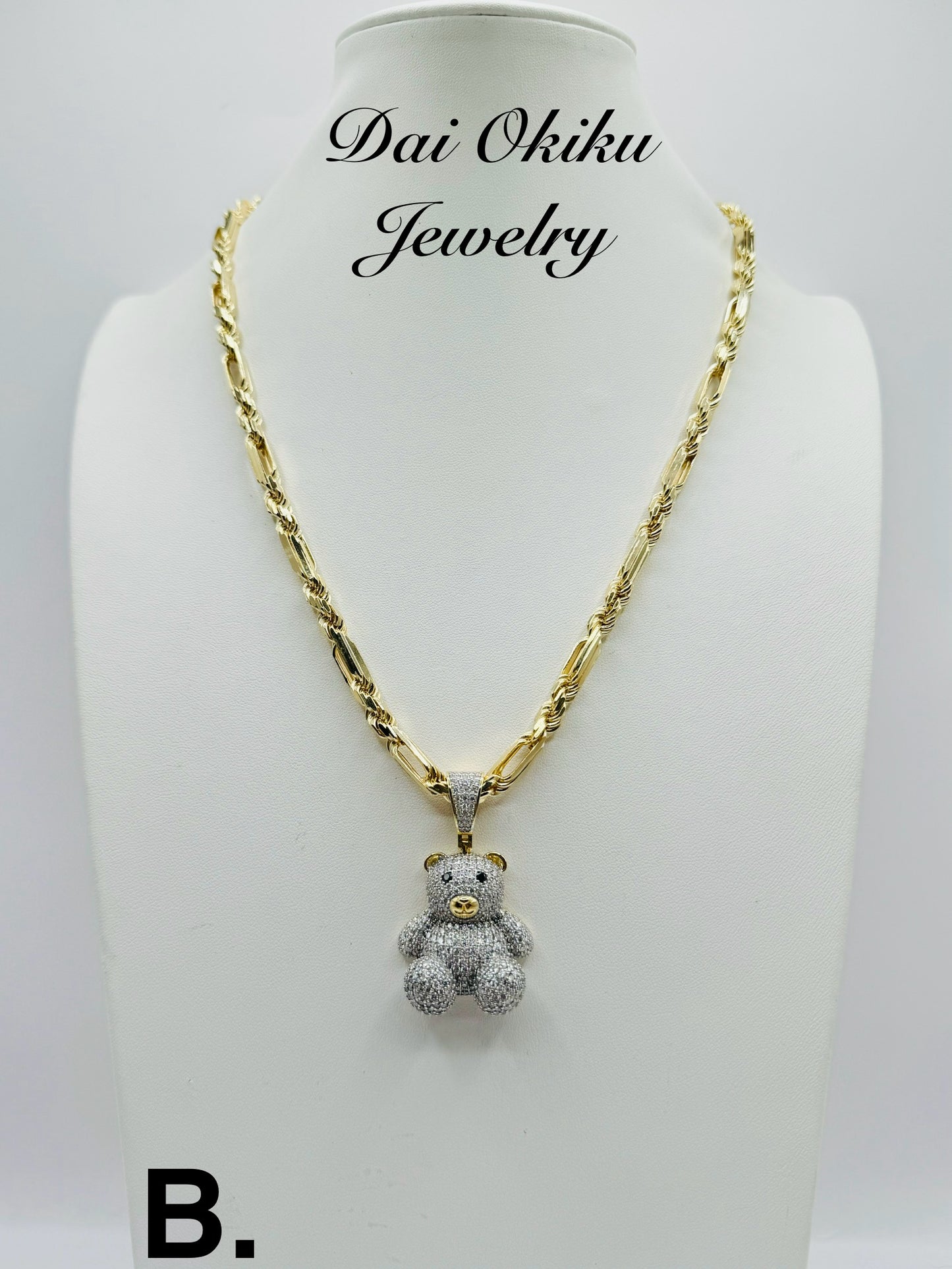 Teddy Diamond Pendant