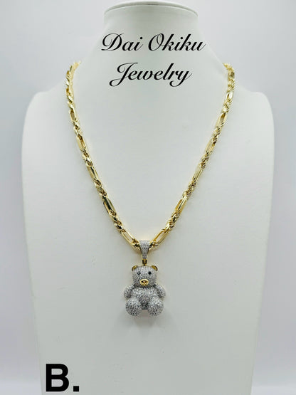 Teddy Diamond Pendant