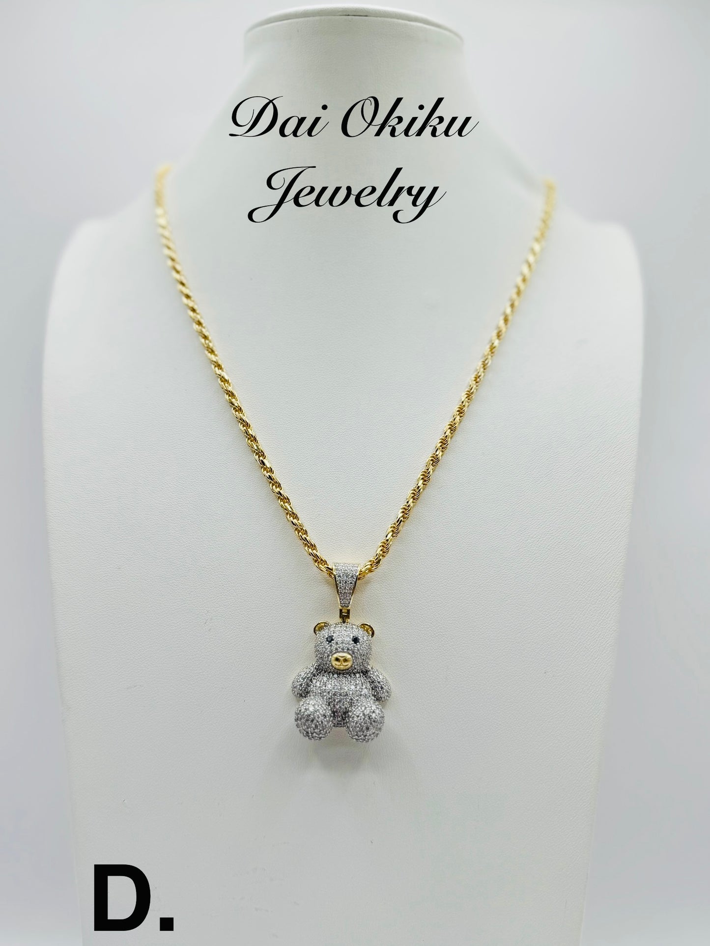 Teddy Diamond Pendant