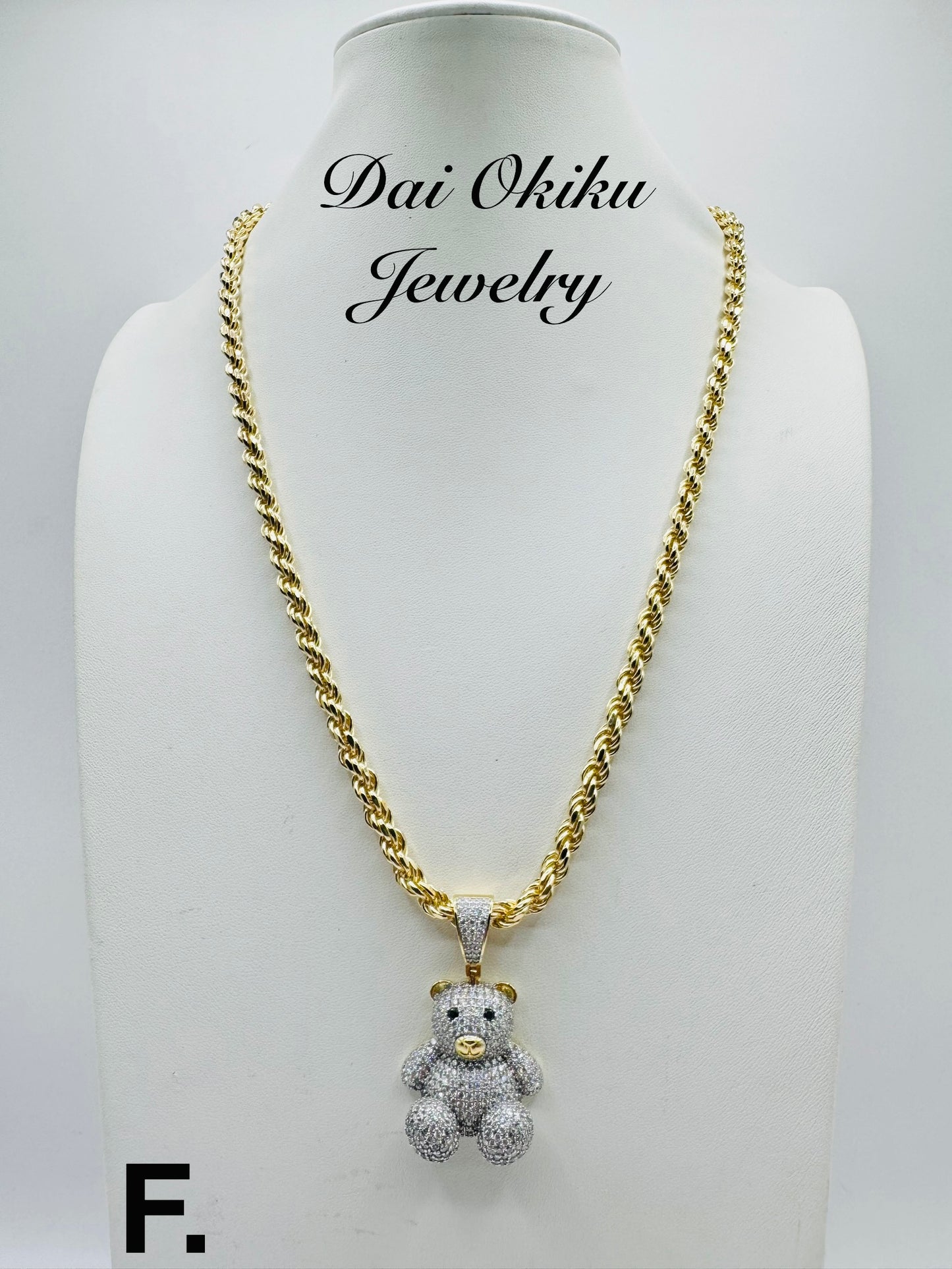 Teddy Diamond Pendant