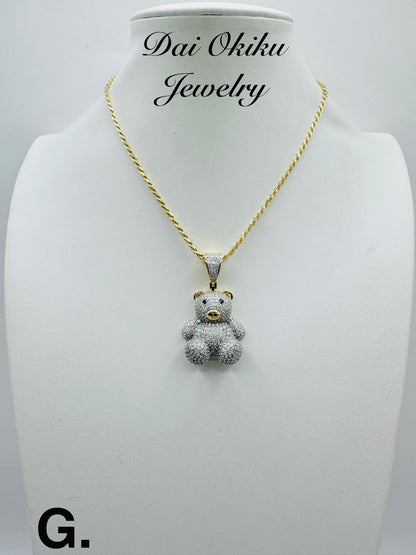 Teddy Diamond Pendant