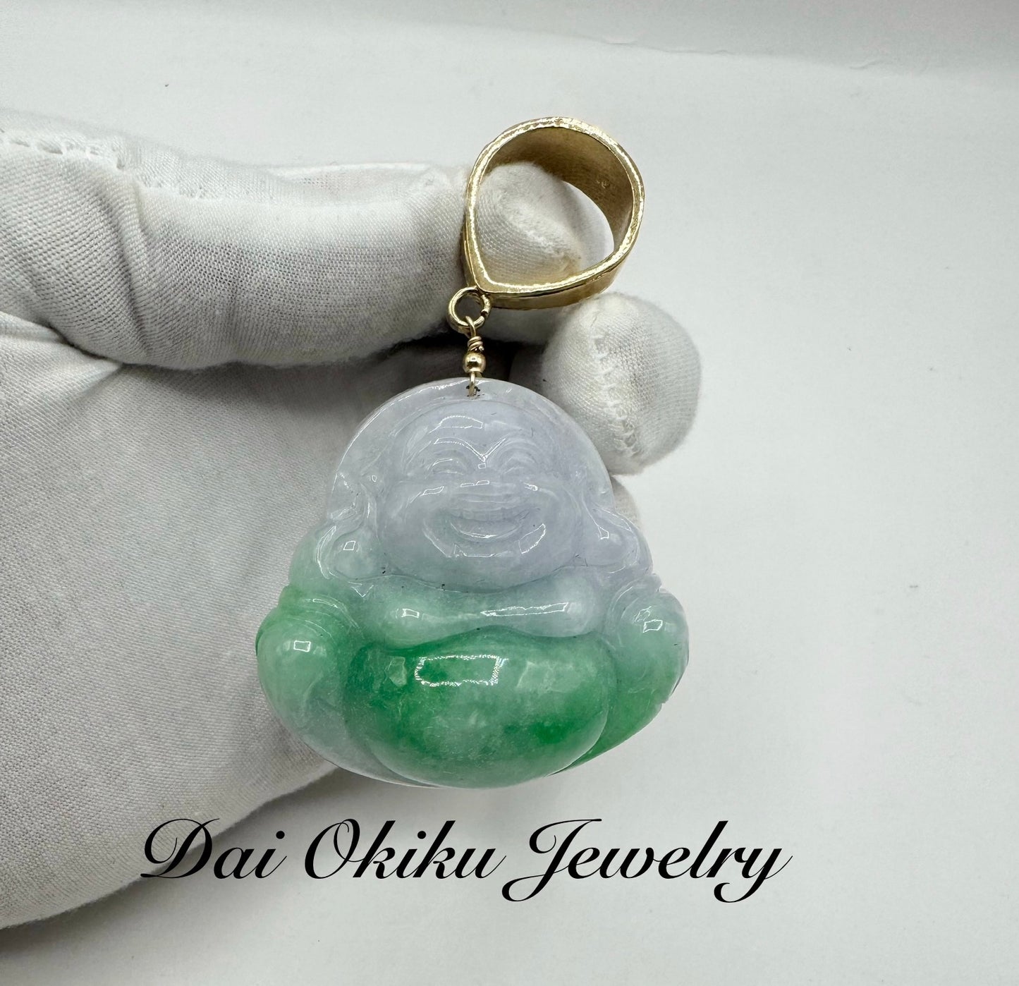 Natural Jade Buddha Pendant