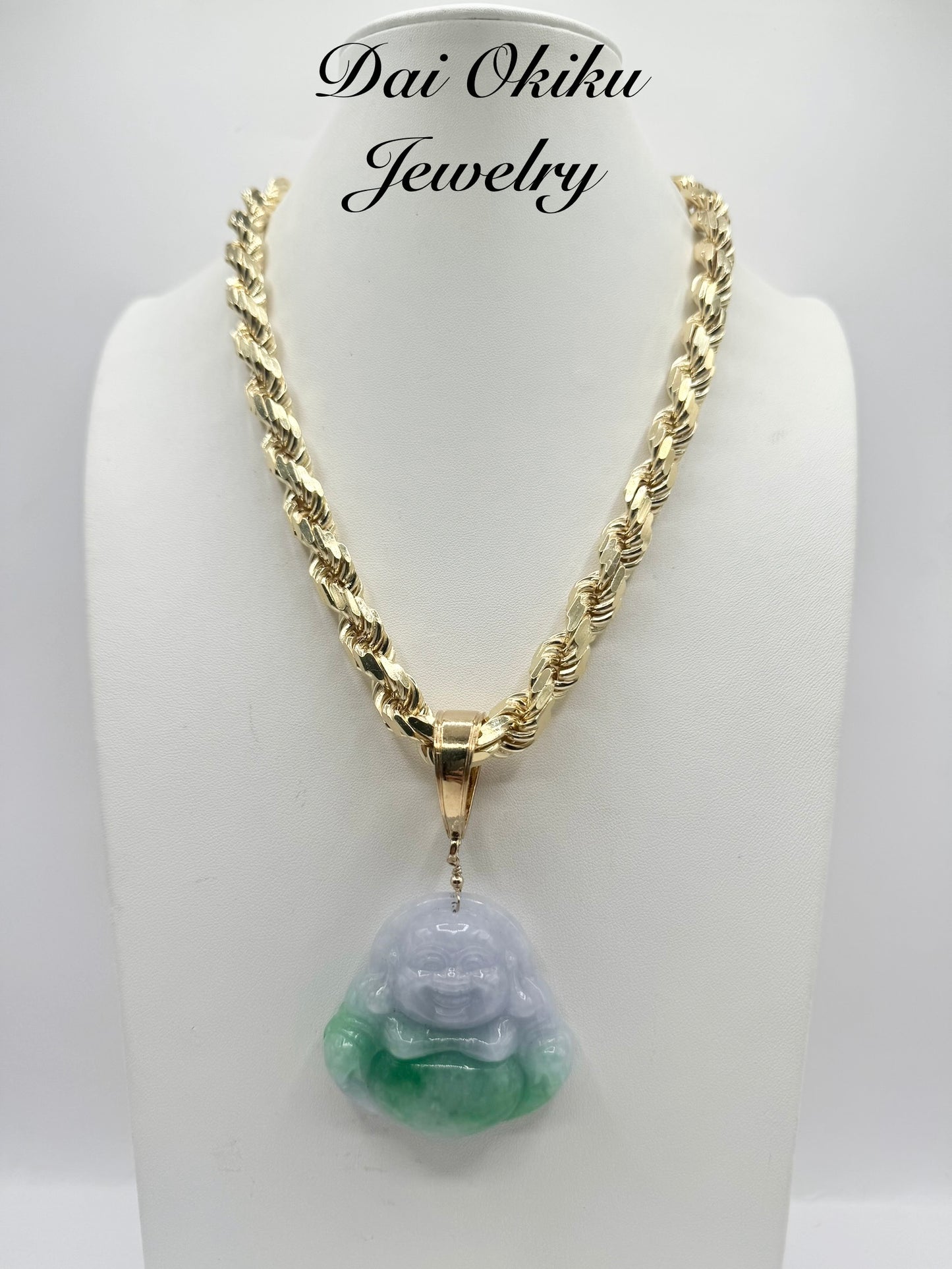 Natural Jade Buddha Pendant