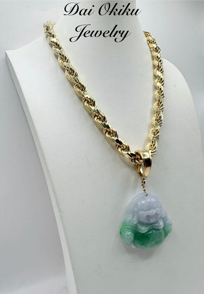 Natural Jade Buddha Pendant