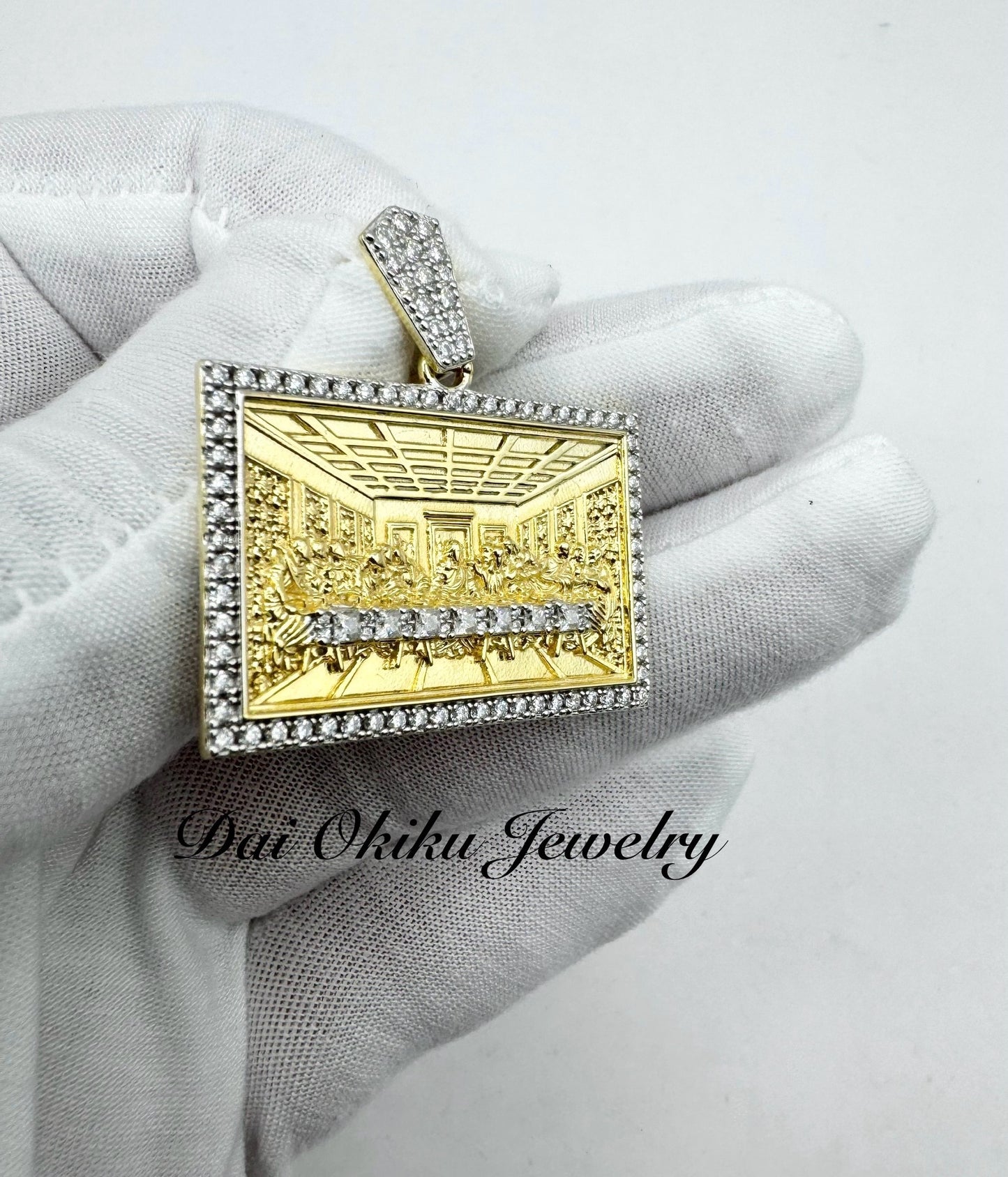 Diamond Last Supper Pendant