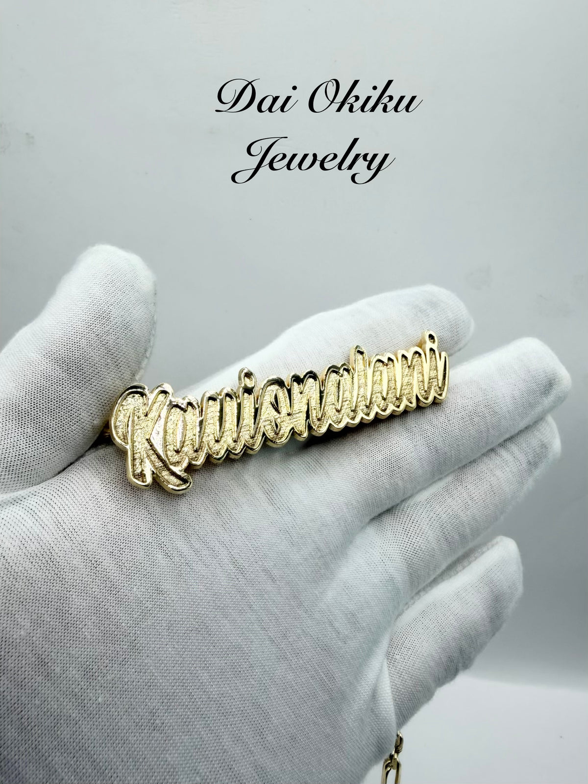 Custom Name Cutout Pendant