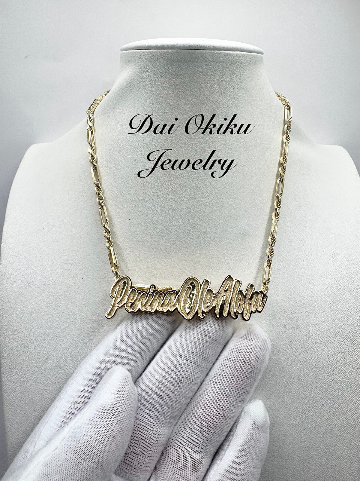 Custom Name Cutout Pendant