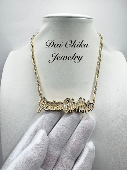 Custom Name Cutout Pendant
