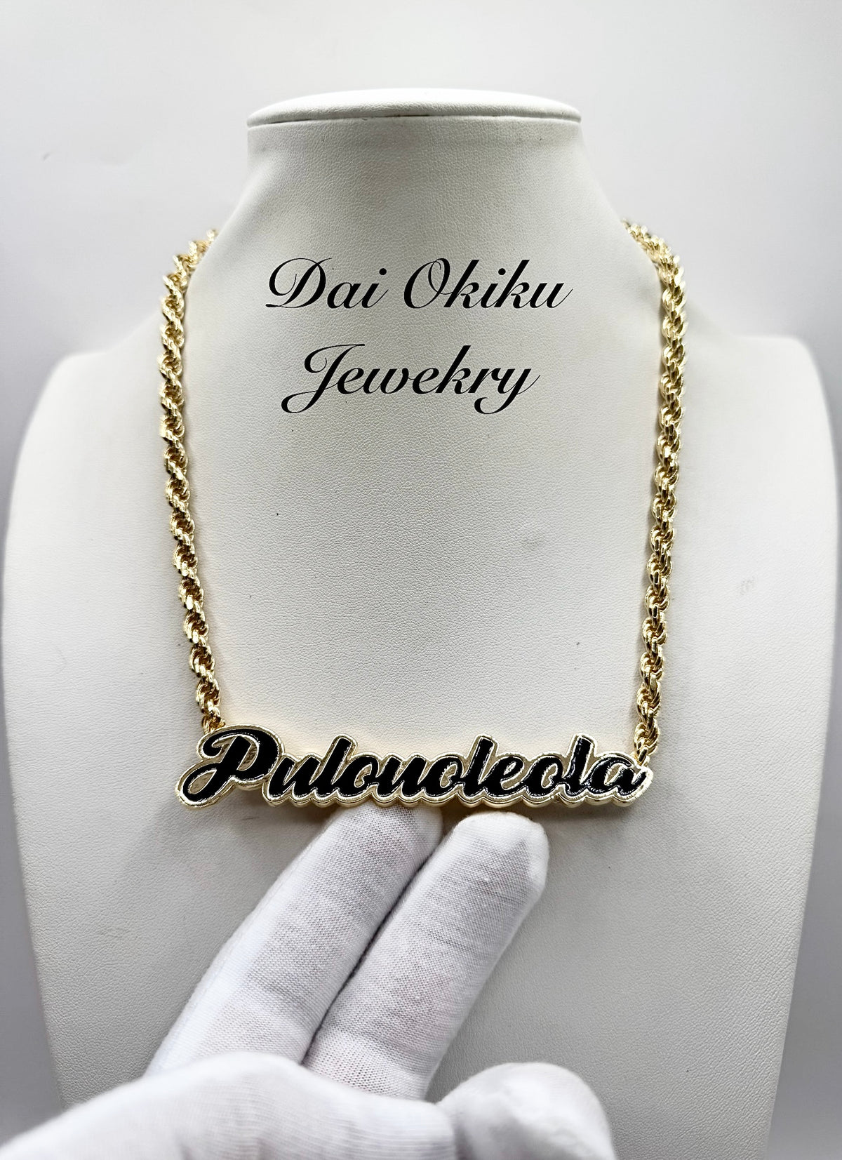 Custom Name Cutout Pendant