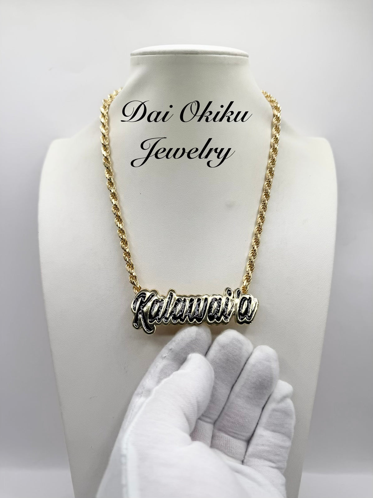 Custom Name Cutout Pendant