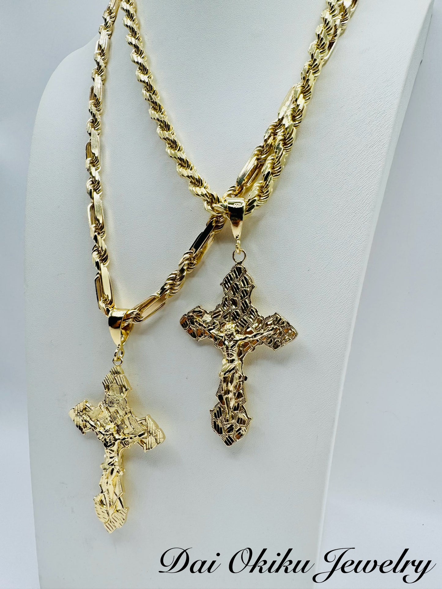 Double Sided Inri Cross