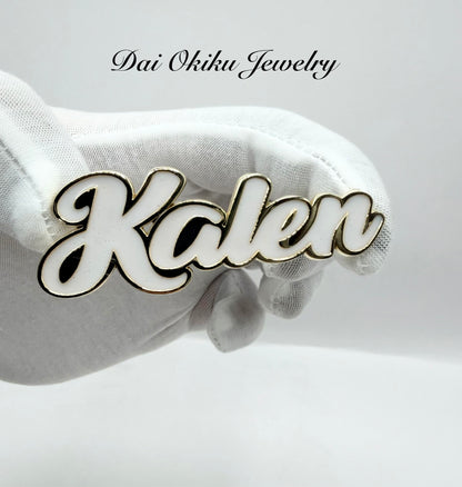 Custom Name Cutout Pendant