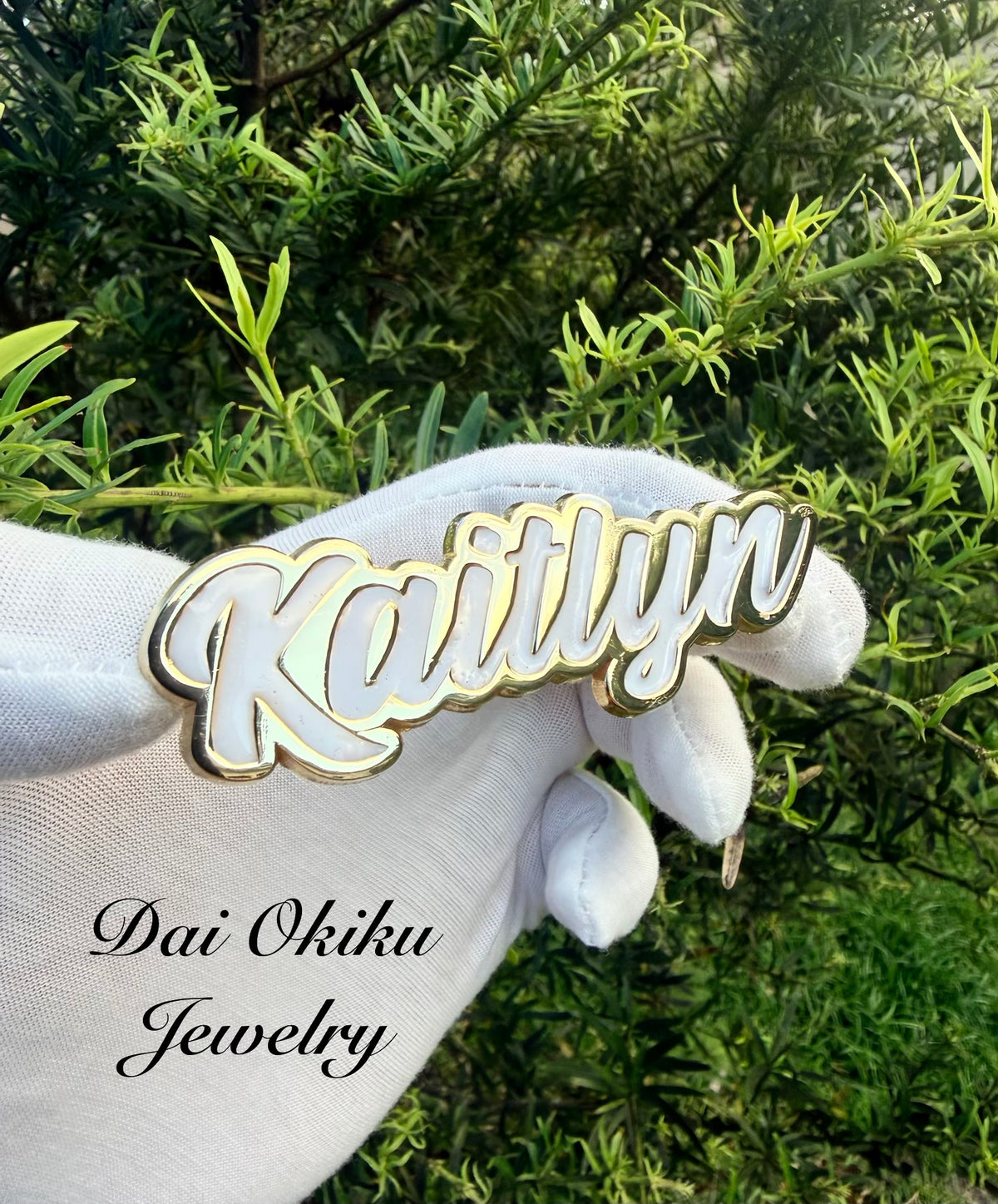 Custom Name Cutout Pendant