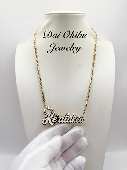 Custom Name Cutout Pendant