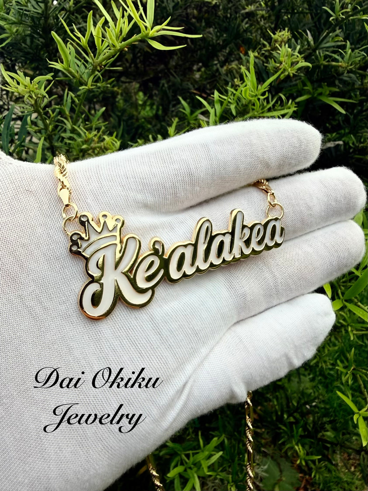 Custom Name Cutout Pendant