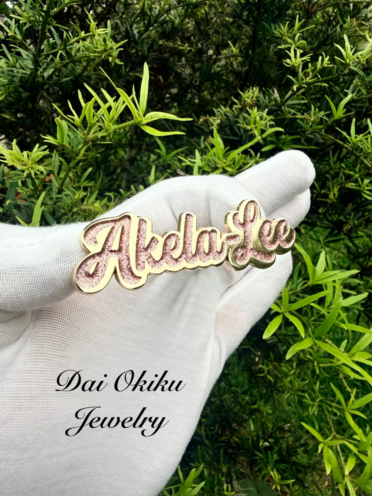 Custom Name Cutout Pendant
