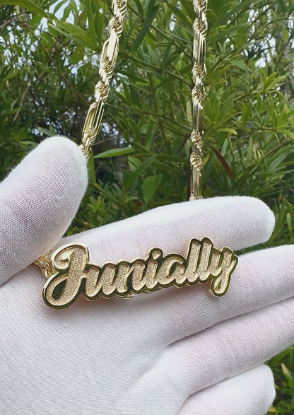 Custom Name Cutout Pendant