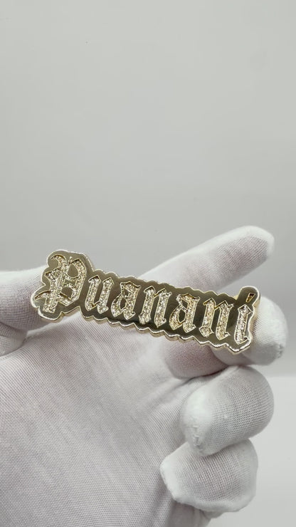 Custom Name Cutout Pendant