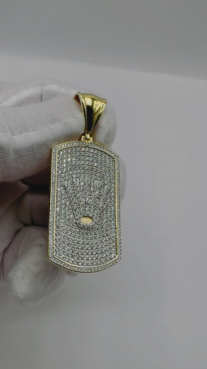 Crown Diamond Pendant